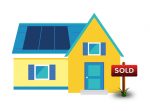clean energy house with sold sign