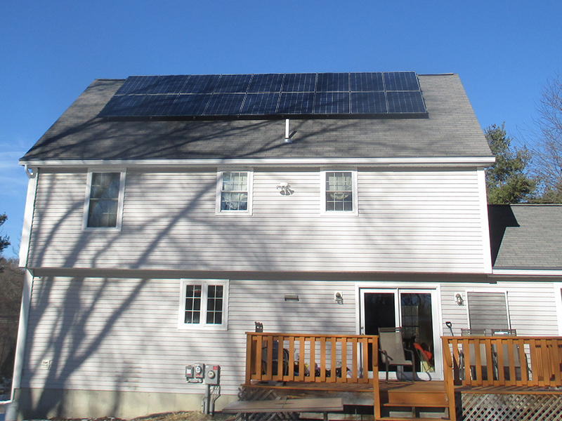 solar panel installation 2 - after