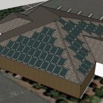 solar panels on funeral home initial design