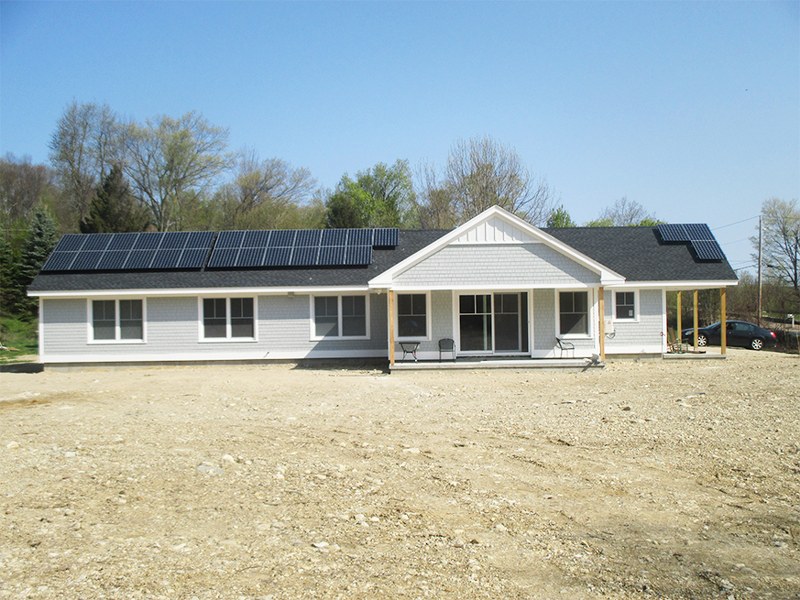 New Construction Solar Installation