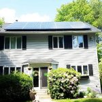 Residential Solar Install with trees