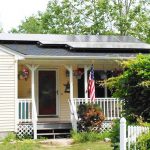 Small home solar installation