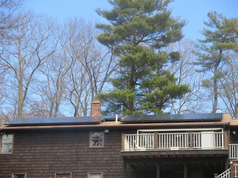 flat colonial roof chepachet