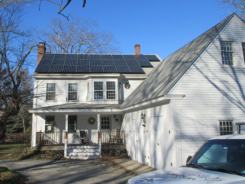 house in bolton with solar