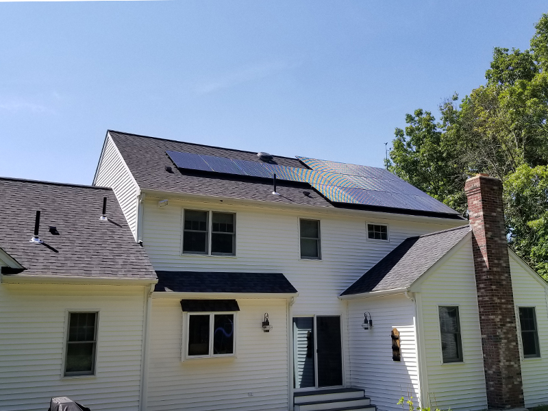 two roof solar in uxbridge mass