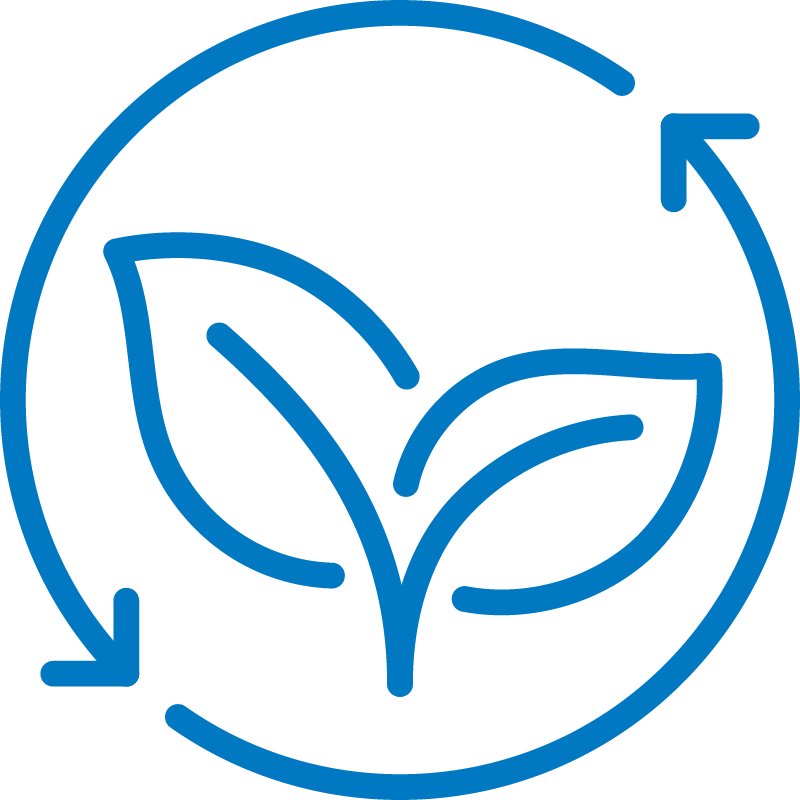 Reduce your carbon footprint icon