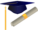 diploma and cap