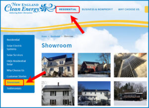 new england clean energy solar showroom